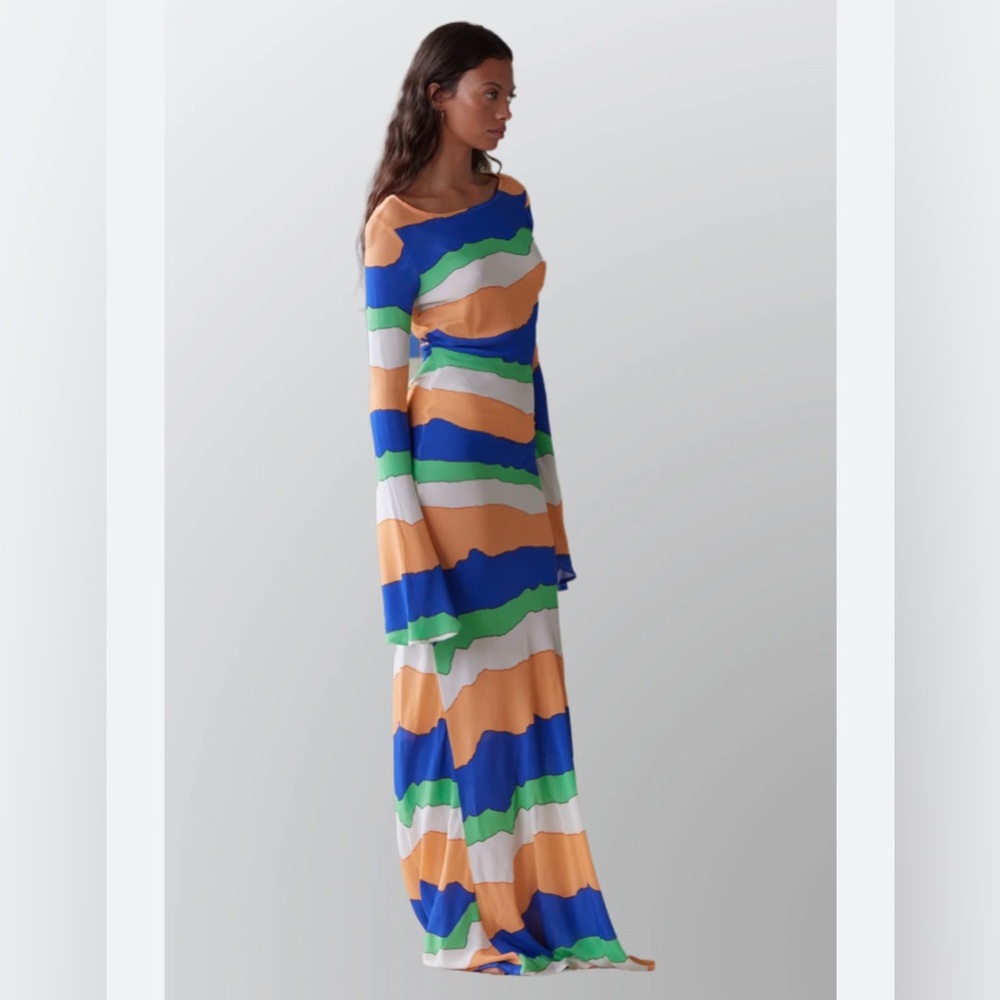 NWT PIPPA THE LABEL WOMENS WINI DRESS - BLUE ZIGGY